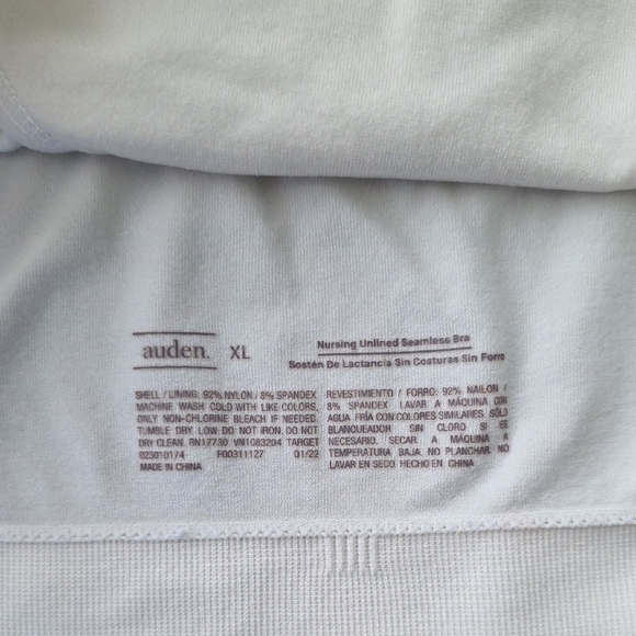 Auden Pink and White Intimates Set Nursing Bras - Picture 4 of 6